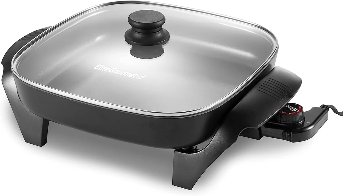 Healthy Ceramic Coated Electric Skillet P78722
