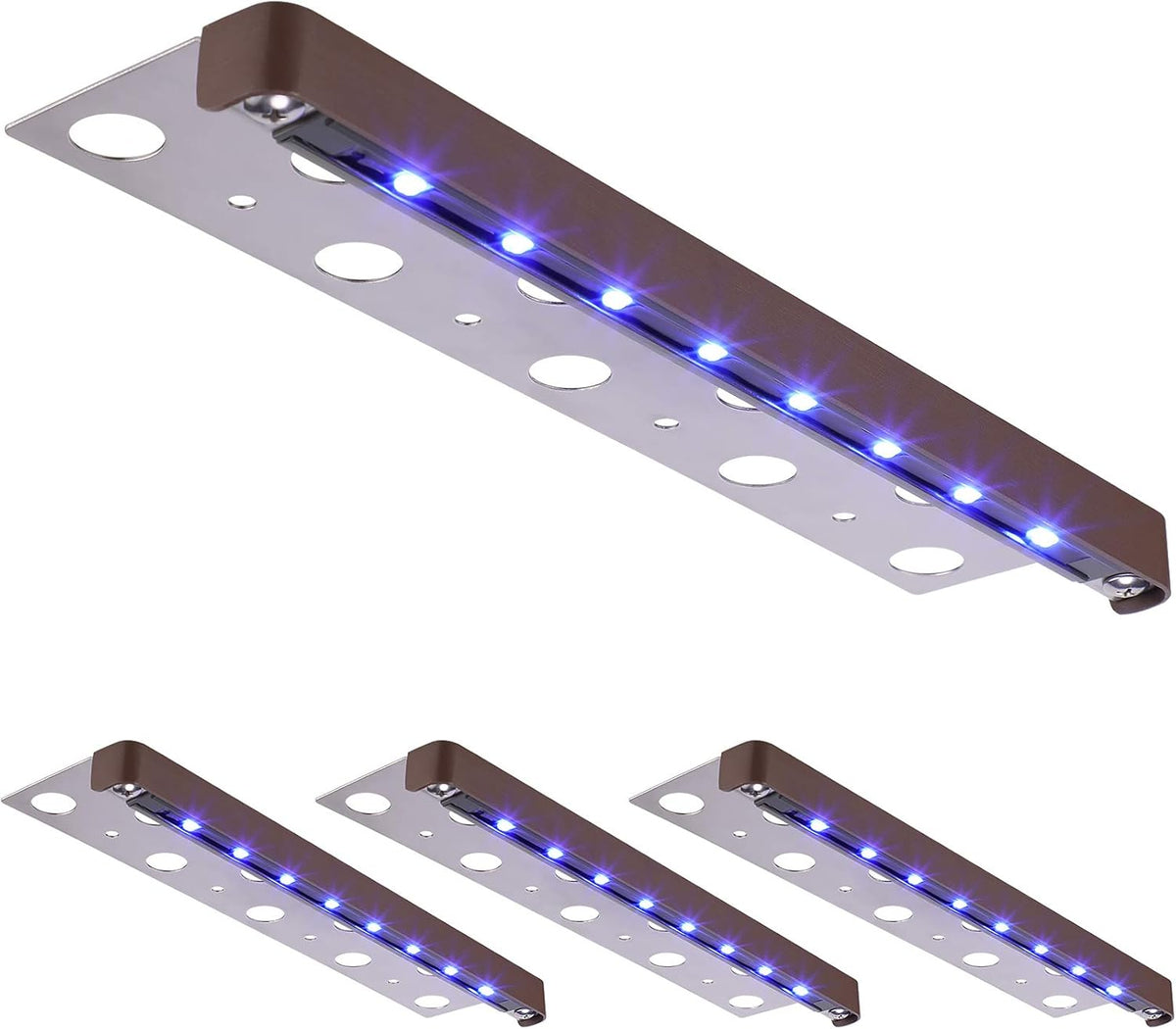 7 Inch 1.5W LED Low Voltage 2700K Soft White Paver Light, Pack of 4 P286418