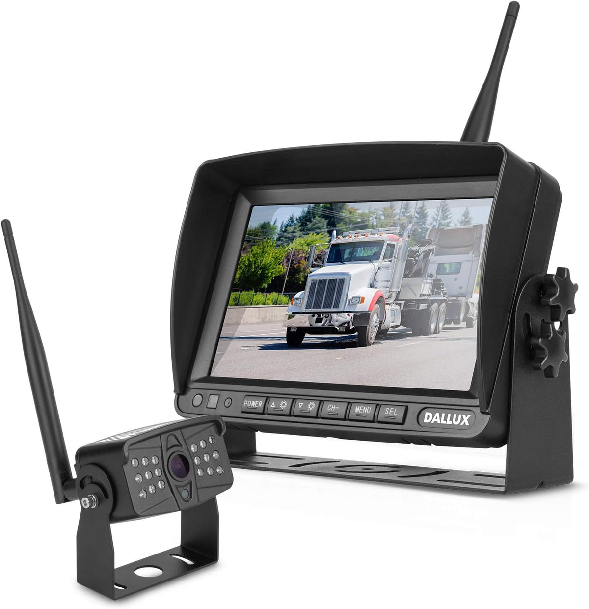 Digital Wireless Backup Camera with 7 inch DVR Monitor F406994