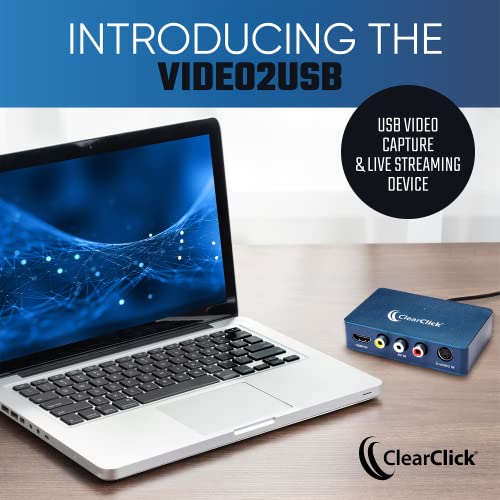 1080P Audio Video Capture Device with HDMI, AV, RCA, S-Video, USB-C E276793