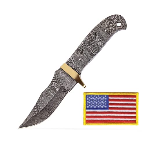 10 Inch Hand Forged Damascus Steel Knife Blank I998350