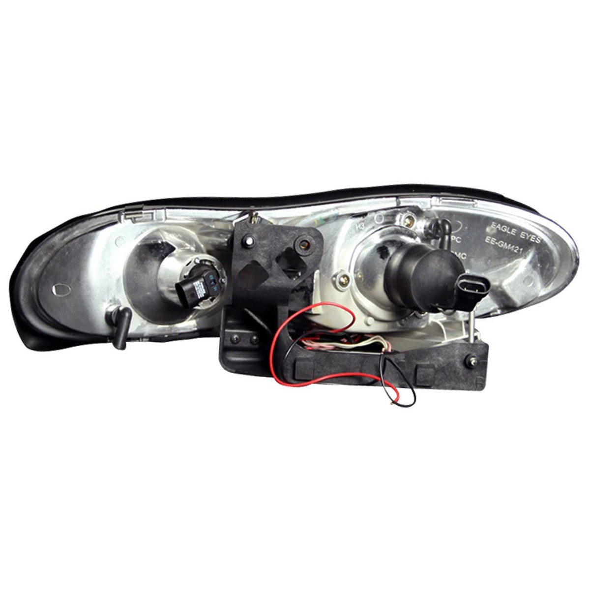 Black Projector Headlights with Halo Z194
