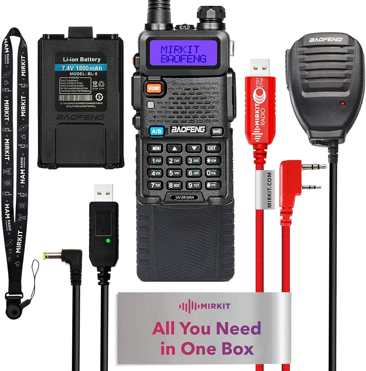 8 Watt Two Way Radio with 1800 mAh Battery I21315
