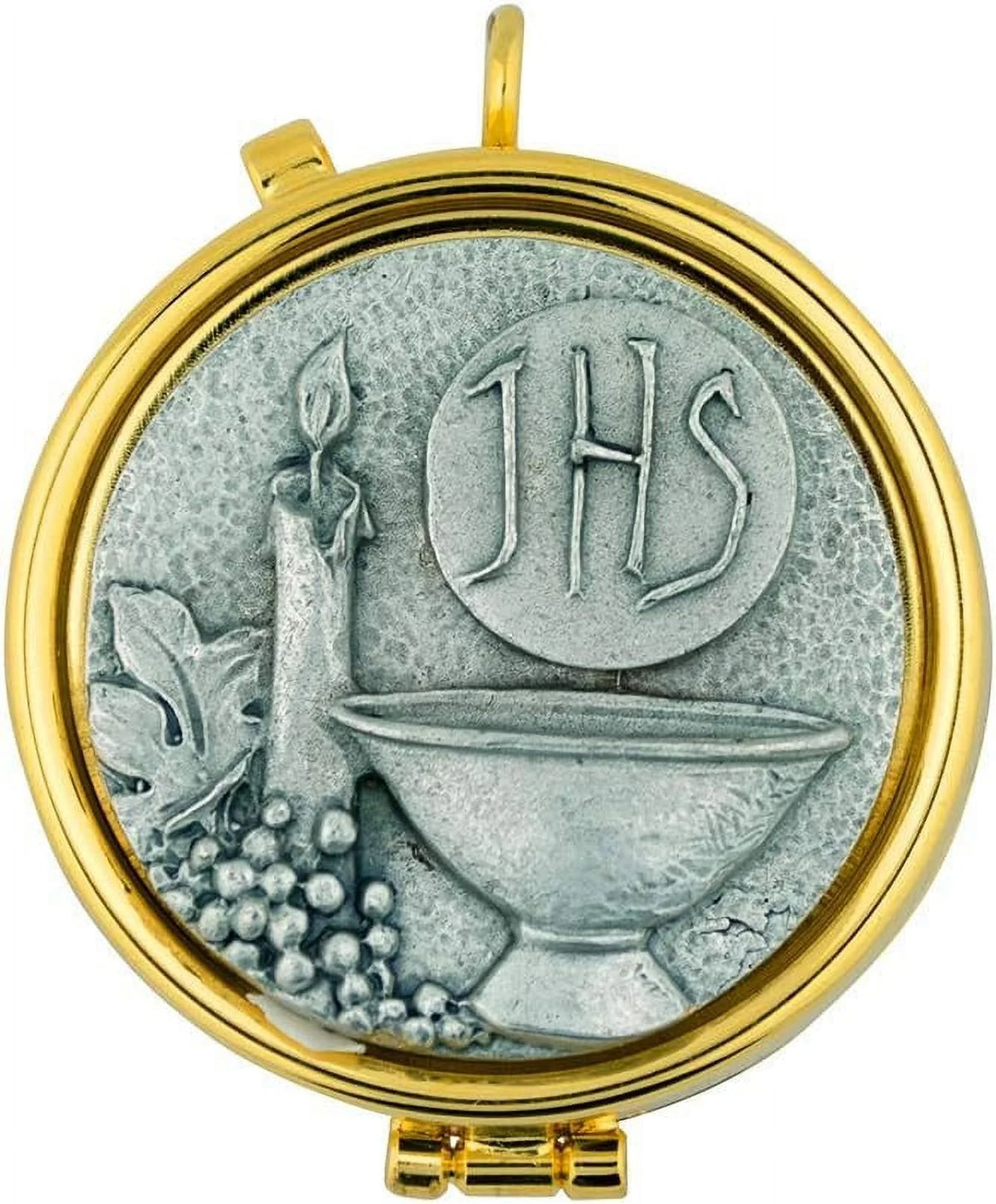 2 Sizes Pewter Communion PYX F57323
