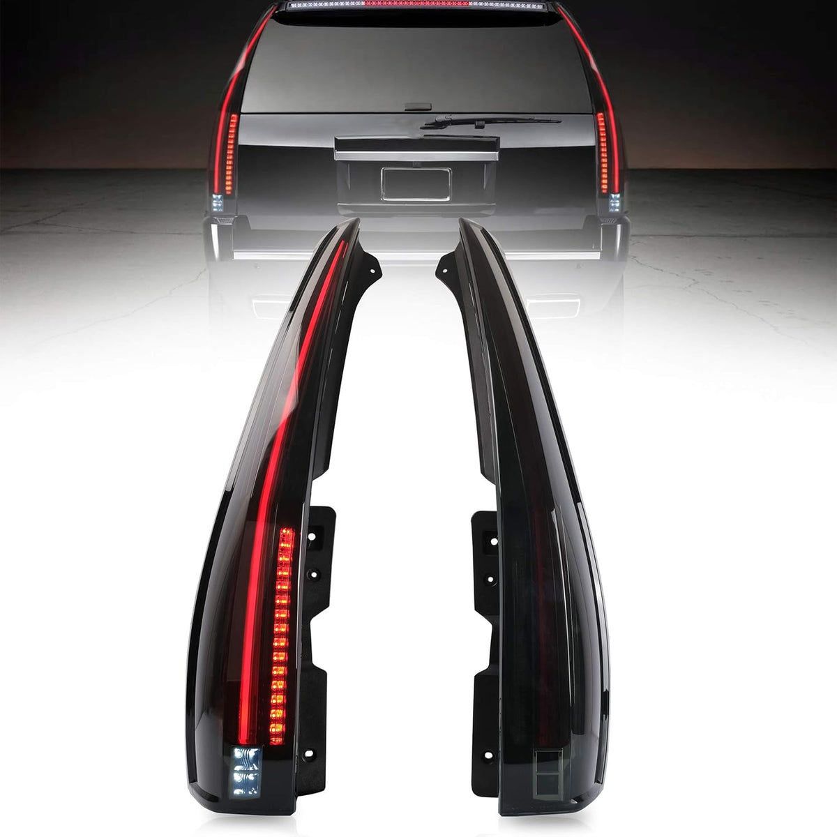 Tail lights Assembly with Red Turn Signal V55211