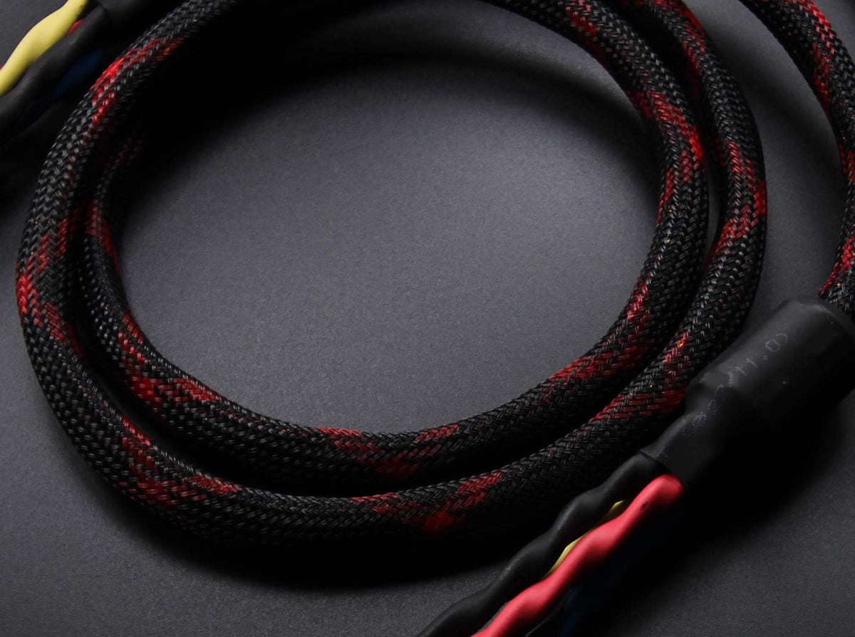 Speaker Cable 4 Banana Plugs 1pair Set 2.5M A213516