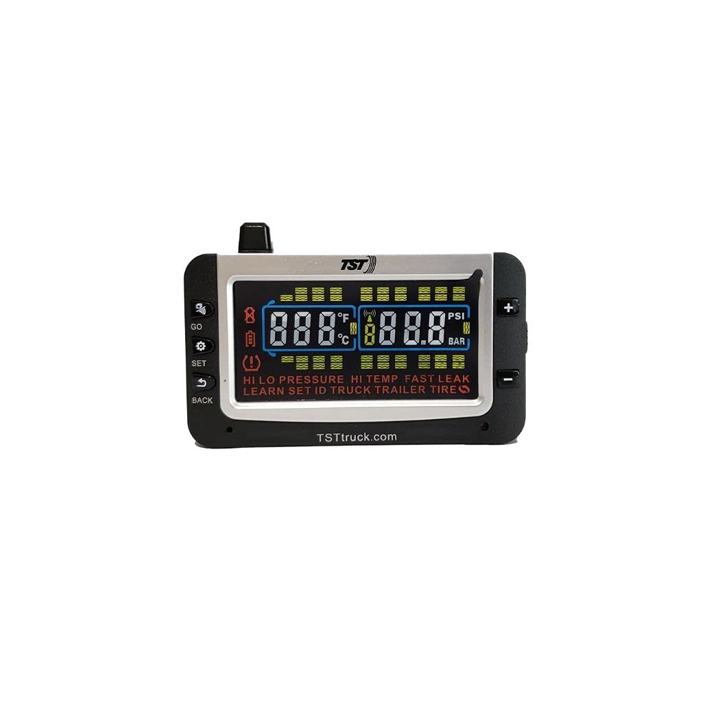 RV TPMS with Color Display Tire Pressure Monitoring Cap Sensor Kit D26344