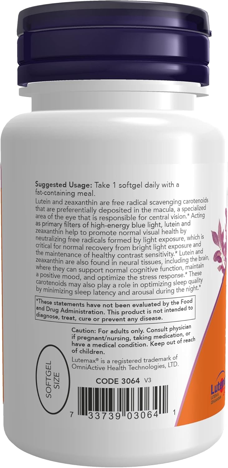 60 Softgels Lutein & Zeaxanthin Q978