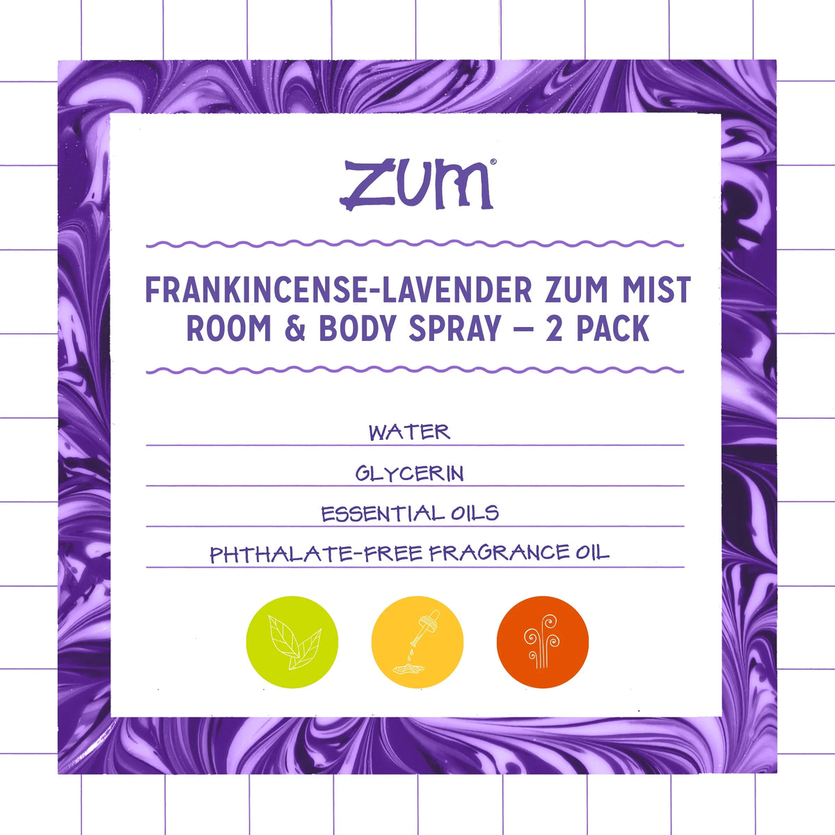 Frankincense-Lavender Room and Body Spray 4 fl oz 2 Pack X22464