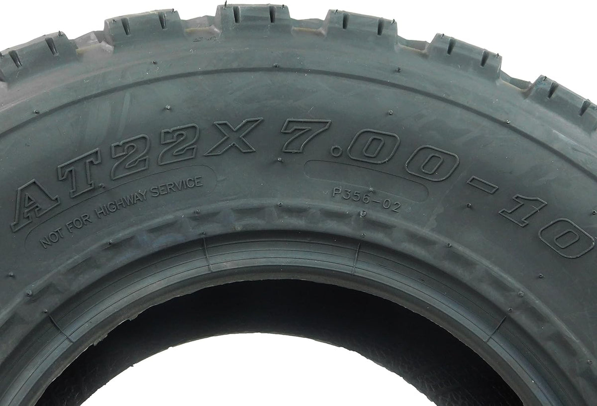 22X7-10 4 Ply ATV Sport Quad Tire Pack of 2 K6097