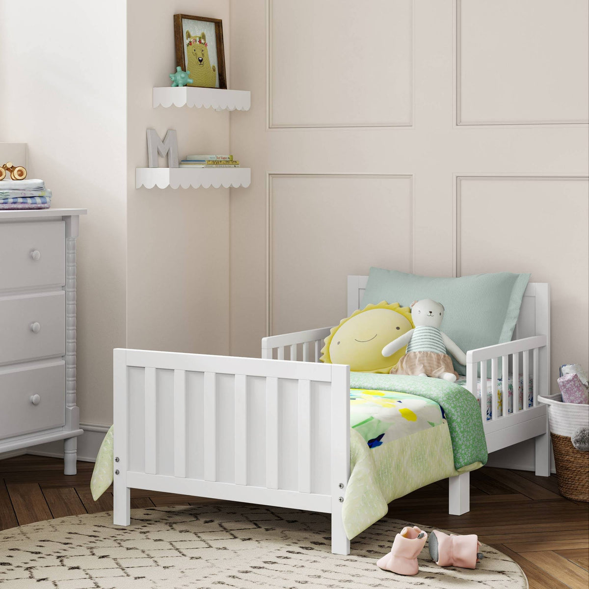 White Toddler Bed A31393