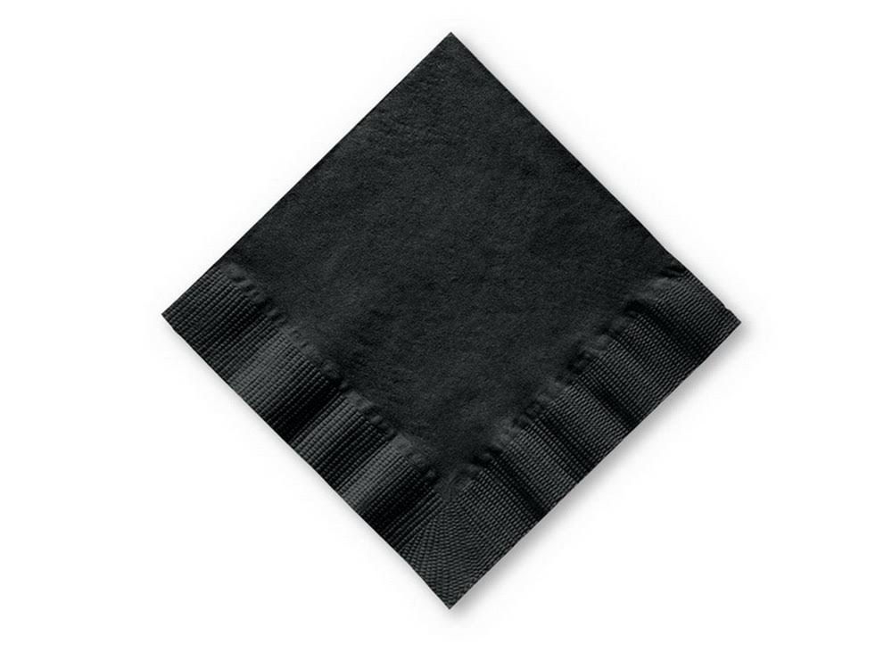 Black Cocktail Napkin R828