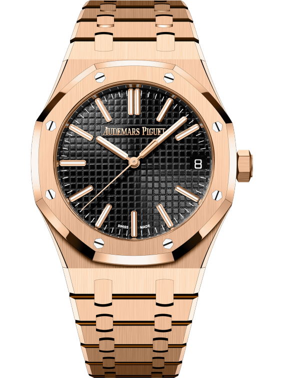 Pink Gold Black Dial 41mm Y787