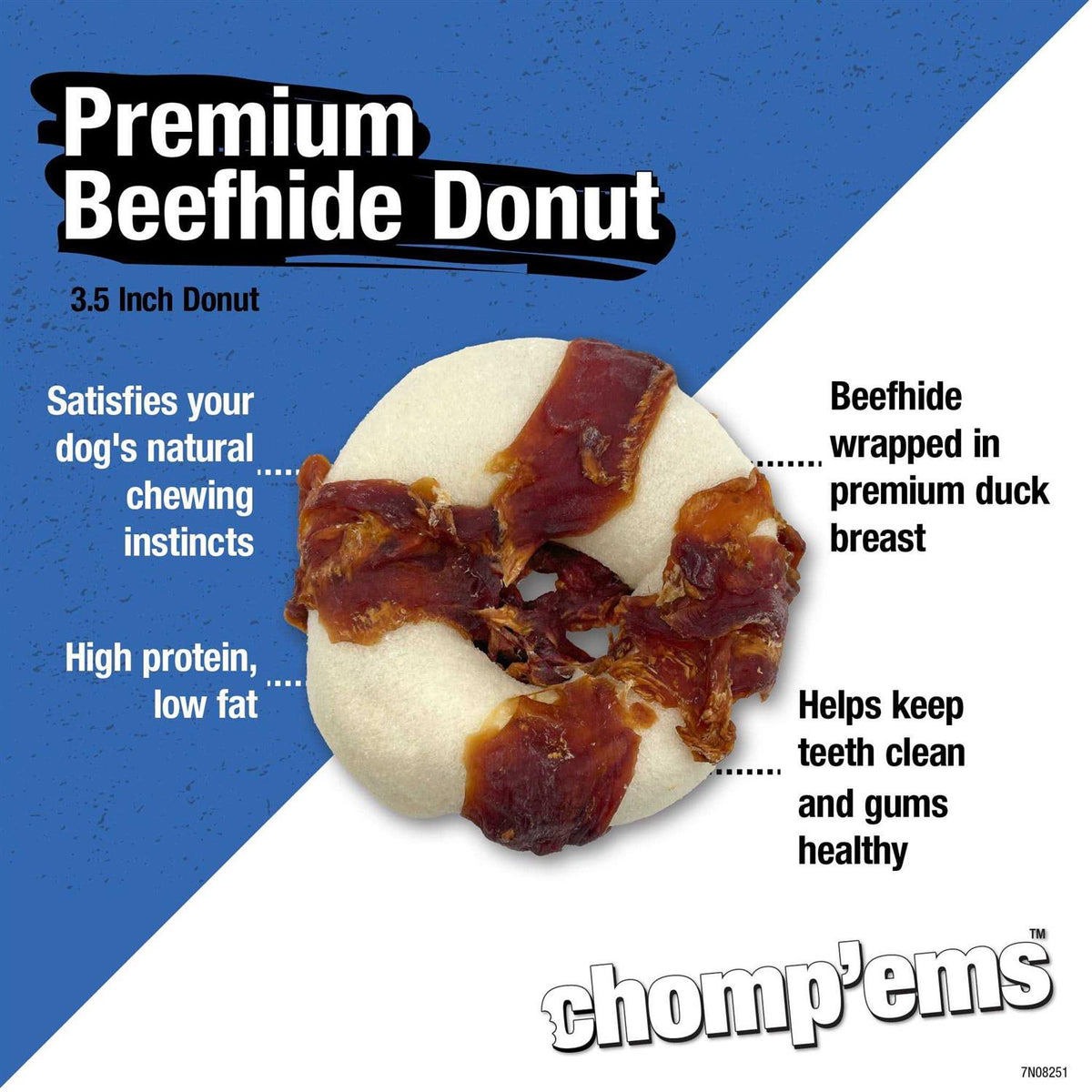 Beefhide Donut with Duck W26102