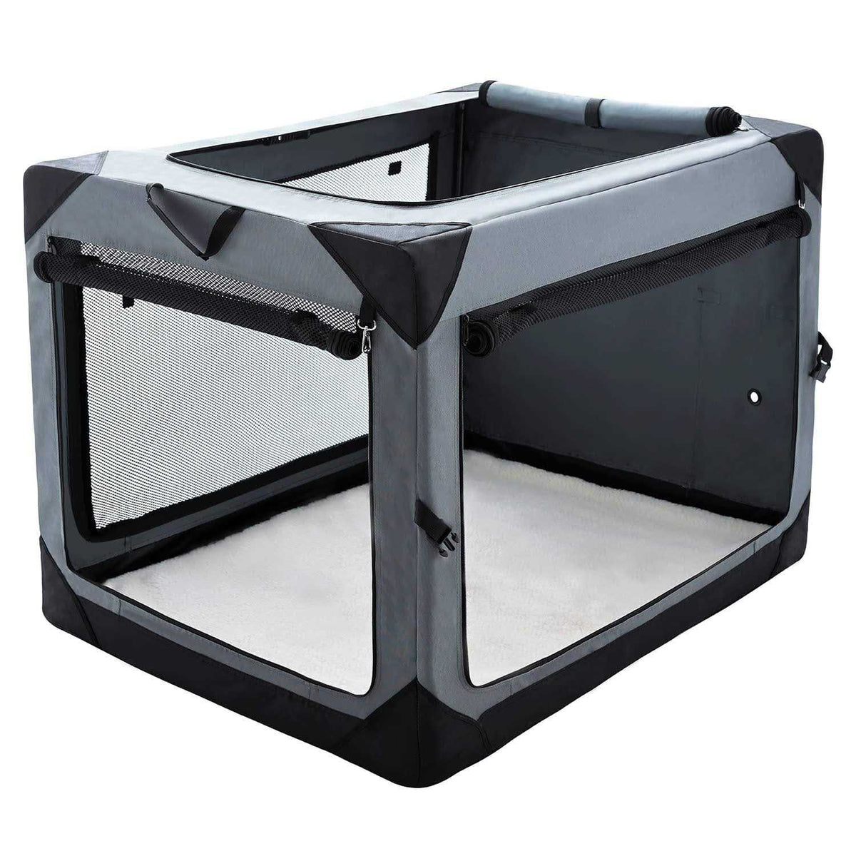 Collapsible 4-Door Soft Dog Crate X5044