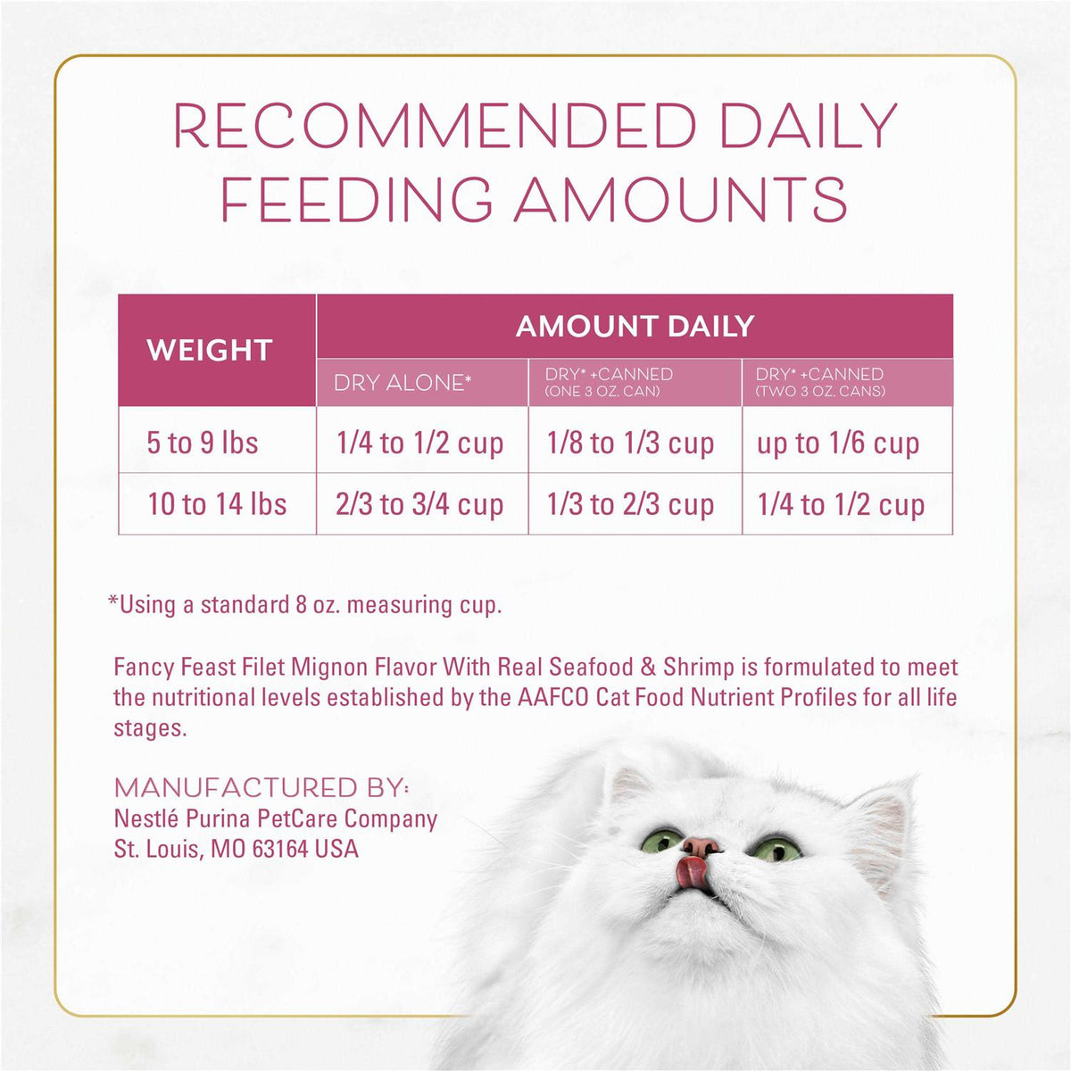 Dry Cat Food Filet Mignon Flavor with Seafood & Shrimp T63873