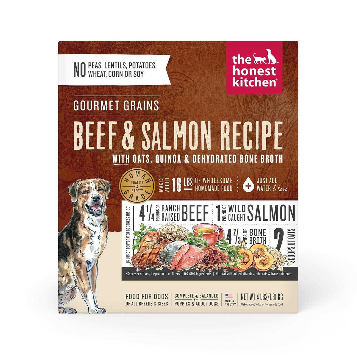 Dehydrated Beef & Salmon Dog Food S5690