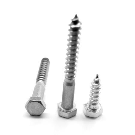 Hex Lag Screw Low Carbon Steel Zinc Plated Pk 62 R536