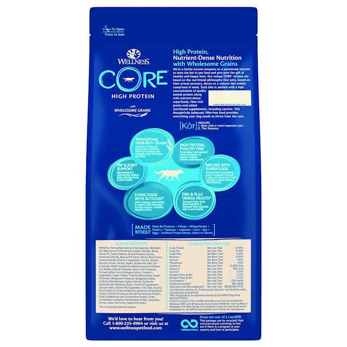 High Protein Wholesome Grains Dry Dog Food E765384