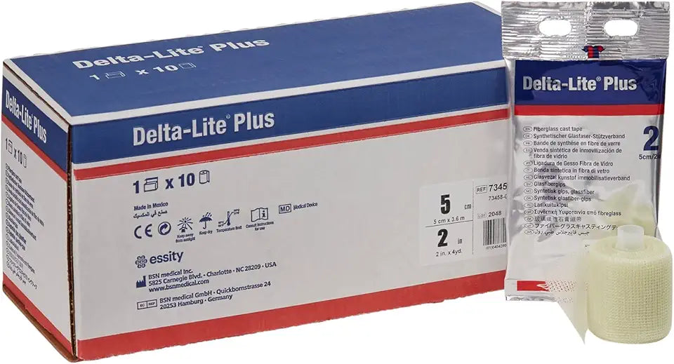 White Cast Tape 2" x 4 yd. Pack of 10 V56216