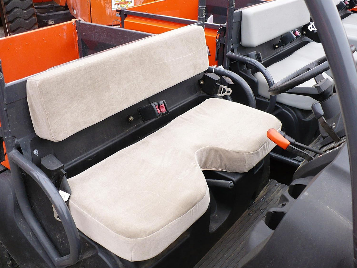 Gray Fabric Bench Seat Covers Pack of 2 T901803