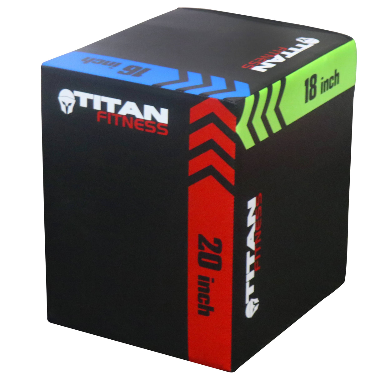 Titan 3-in-1 Heavy Foam Plyometric Box 16 inch 18 inch 20 inch O954