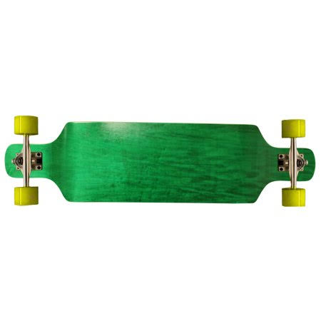 Green Concave Maple Longboard V54029