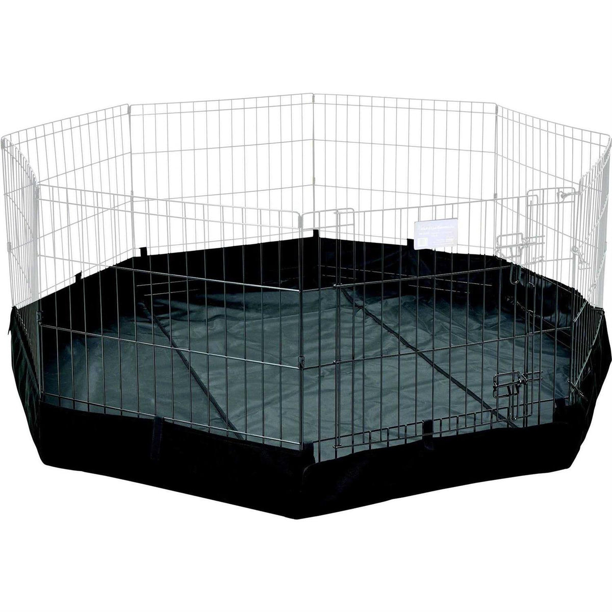 Octagon Exercise Pen Fabric Mesh Bottom U48671