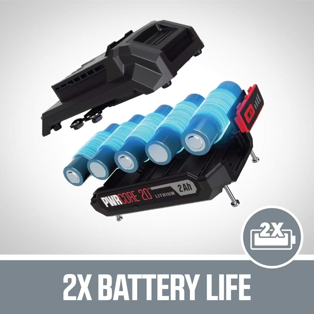 20V Cordless Drill Driver and Impact Driver Kit with 2.0Ah Battery and Charger Q80590