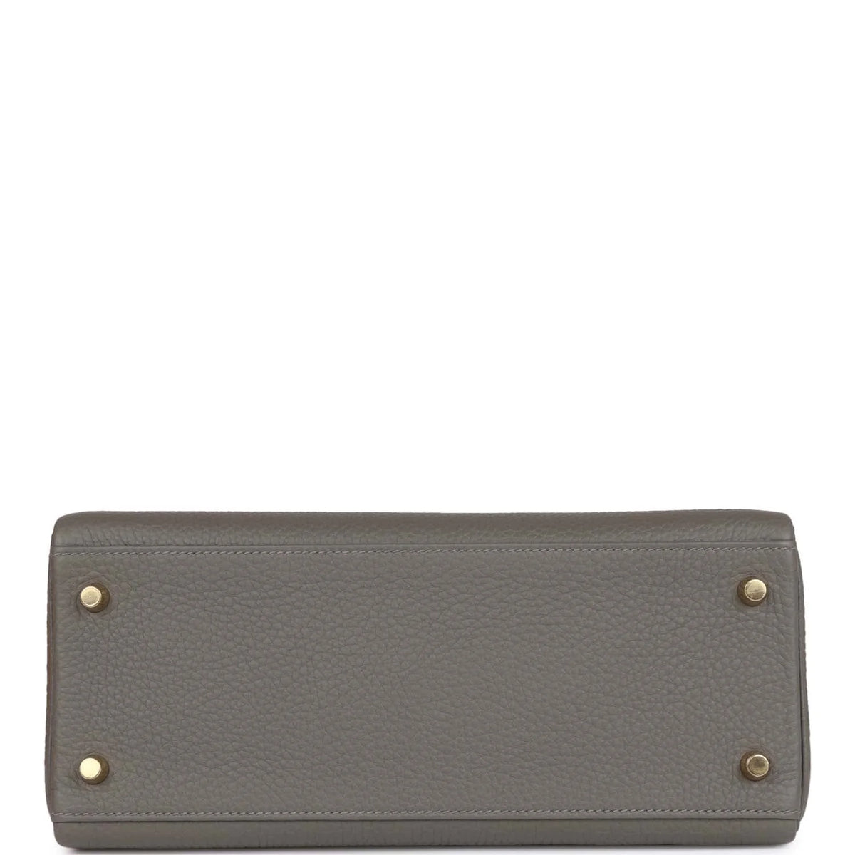 Kelly Retourne 28 Gris Meyer Clemence Gold Hardware E362