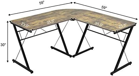 L-Shaped Corner Computer Desk C87249