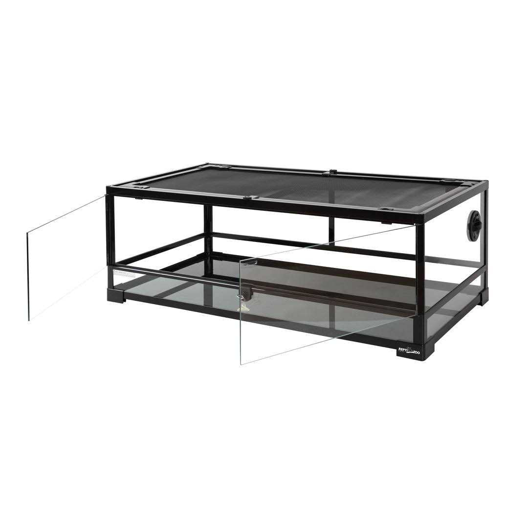 Glass Terrarium with Double Hinge Door 36 inch x 18 inch x 12.6 inch E681115