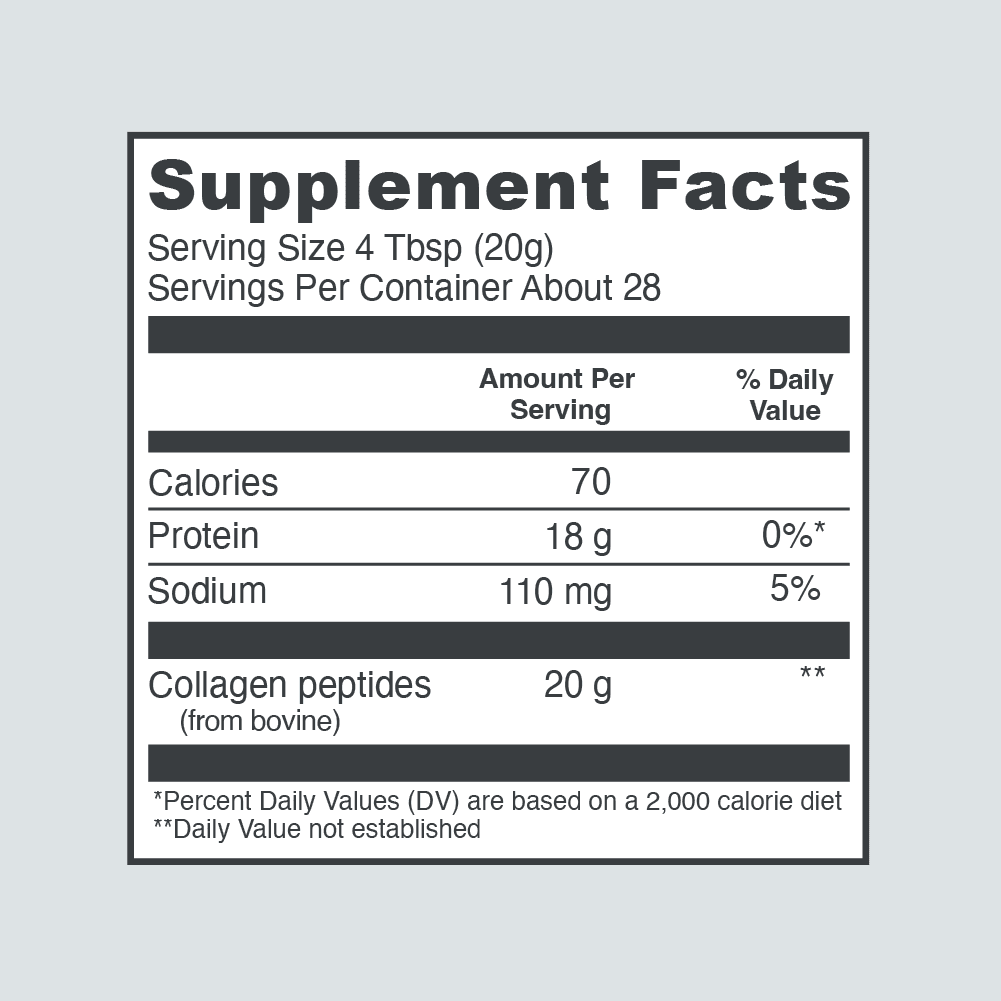 Collagen Peptides Powder 20 oz X3105
