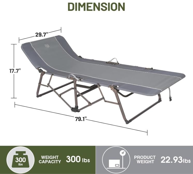 Portable XL Folding Camping Cot R962