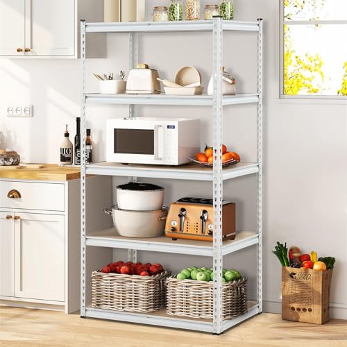 5-Tier Adjustable Heavy Duty Storage Shelves S87765