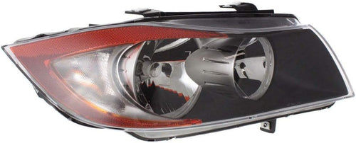 2006 BMW 325xi Headlight Assembly Passenger Side Black Housing Q11255