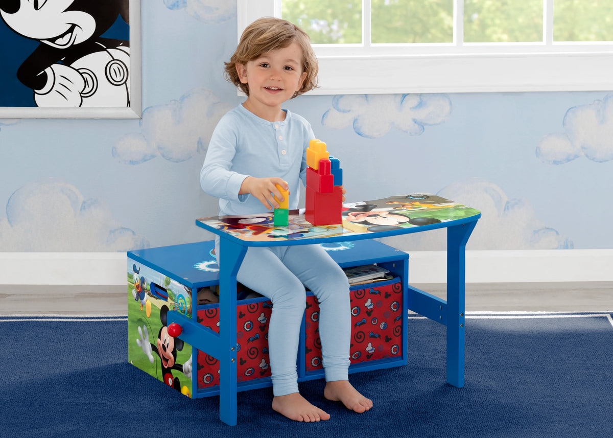 Blue 2-in-1 Activity Bench and Desk B975960