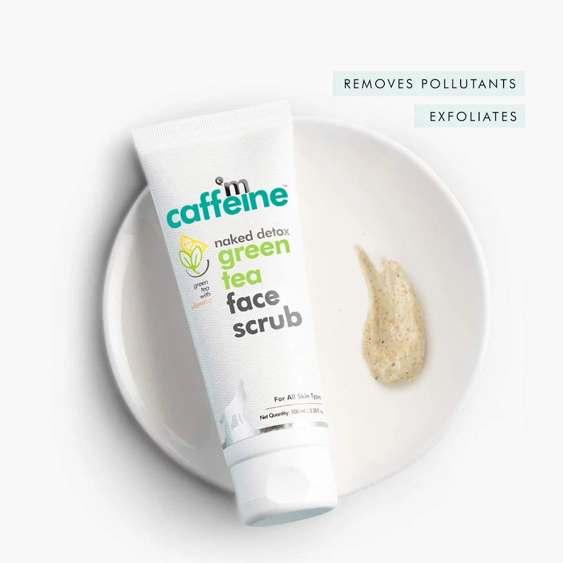 Green Tea Vitamin C Walnut Face Scrub 100gm L933949