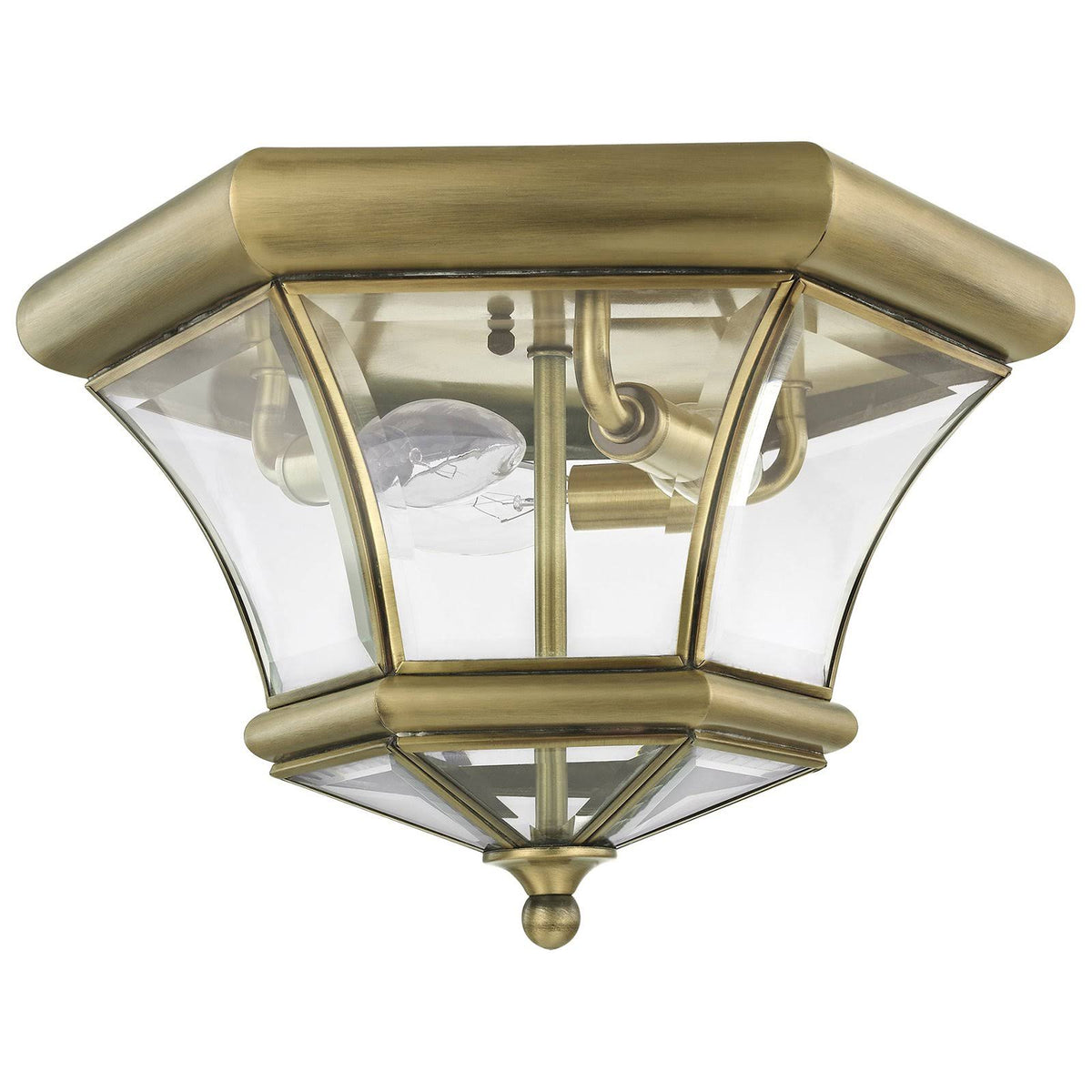 Brushed Nickel 3 Light Ceiling Mount R473