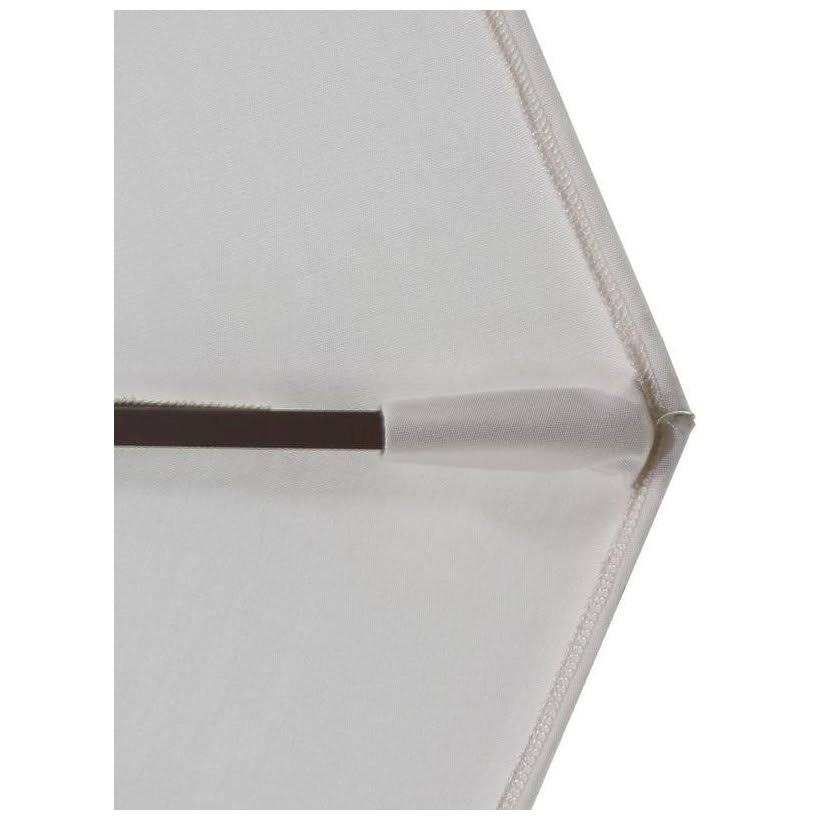Bronze Aluminum Pole Patio Umbrella with Push Button Tilt Crank Lift O224123