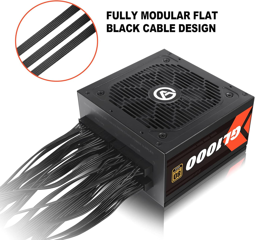 1000W Fully Modular Power Supply 80 Plus Gold C939862