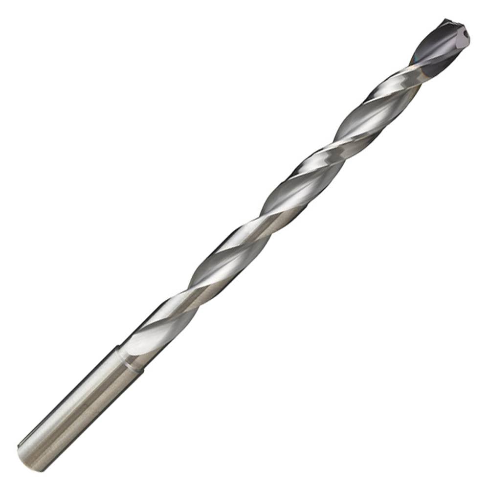 21/64x22 Carbide Coolant Fed Drill, Reinforced Straight Shank, 120mm LOC X344