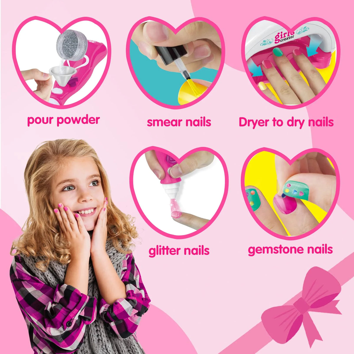Kids Nail Polish Kit for Girls H71534