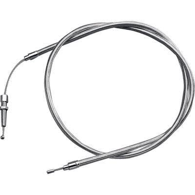 Stainless Clear-Coated Clutch Cable (+12in.) F77653