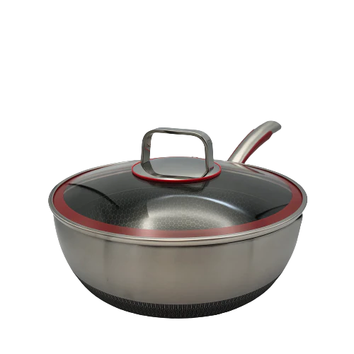 30cm Wok with Glass Lid L911239