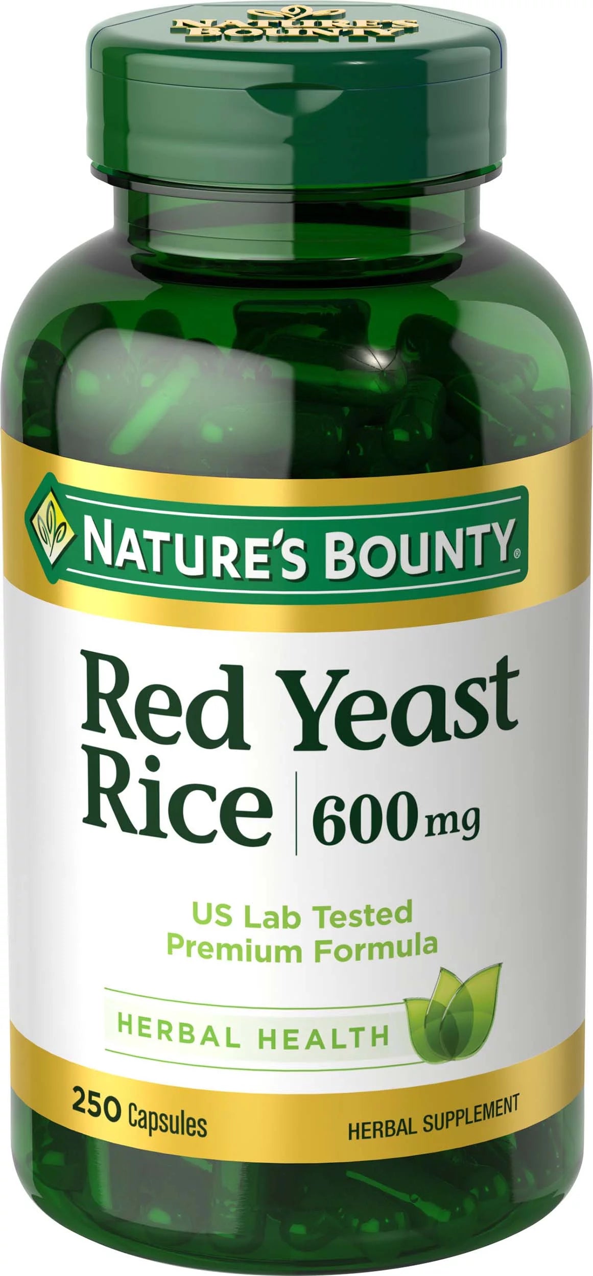 Red Yeast Rice Supplement, 600 mg, 250 Capsules Z24682