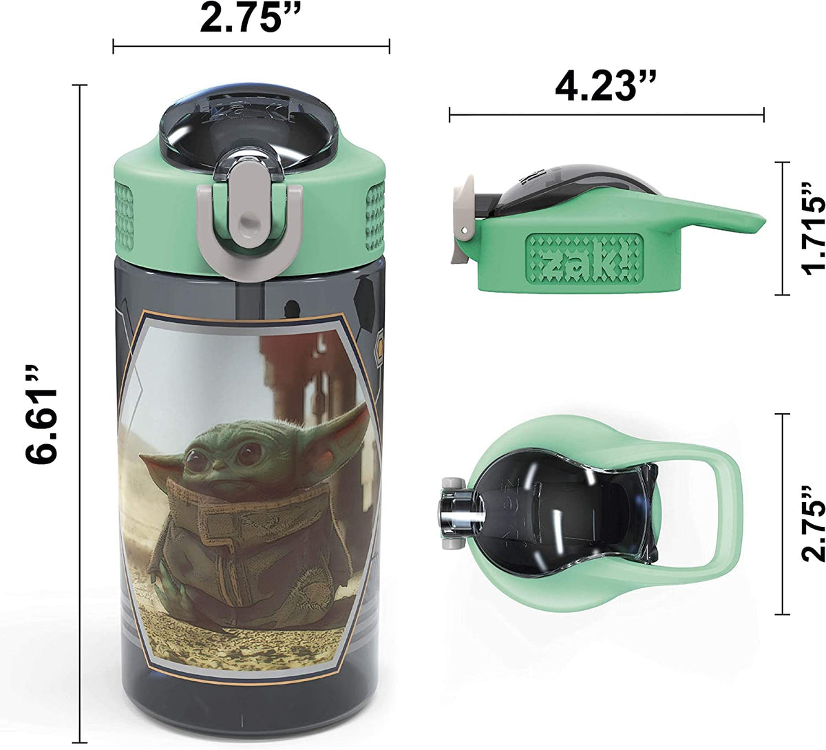 Leak-Proof Plastic Water Bottle 2pc Set C996871