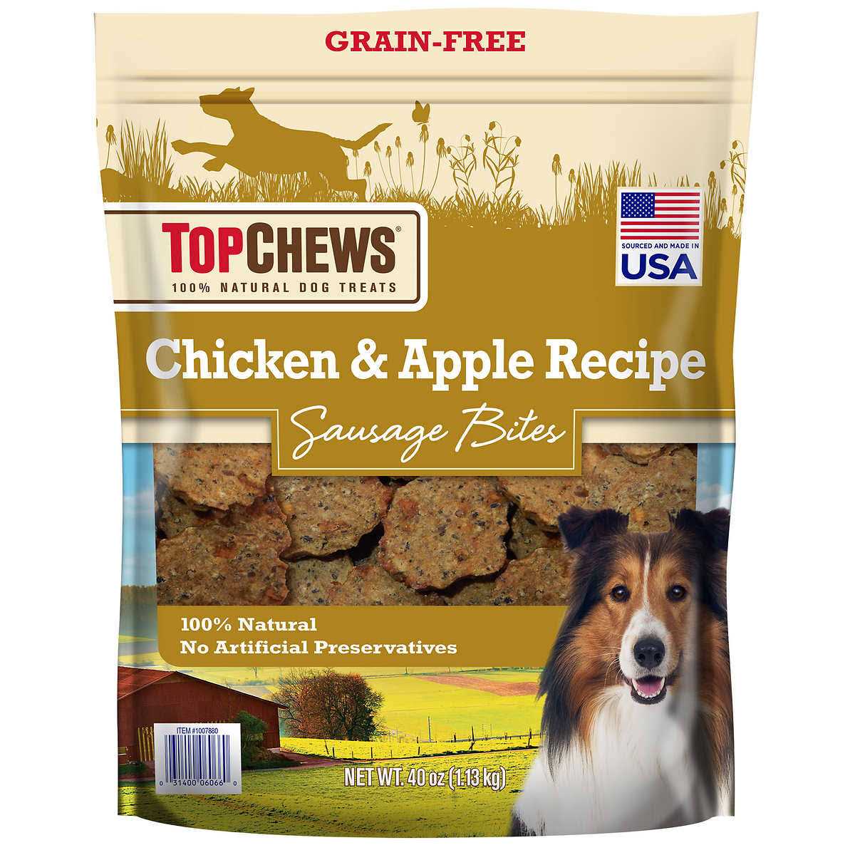 Chicken & Apple Recipe Natural Dog Treats Y3342