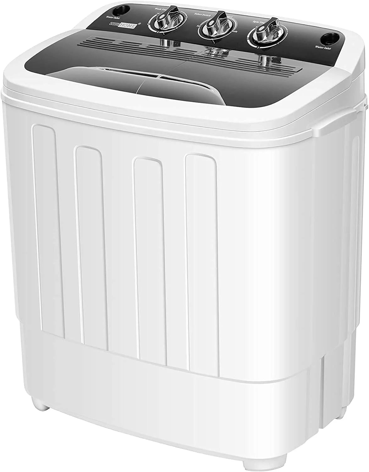 Portable Twin Tub Mini Laundry Washer and Spin Dryer Combo 13.5lbs G57837