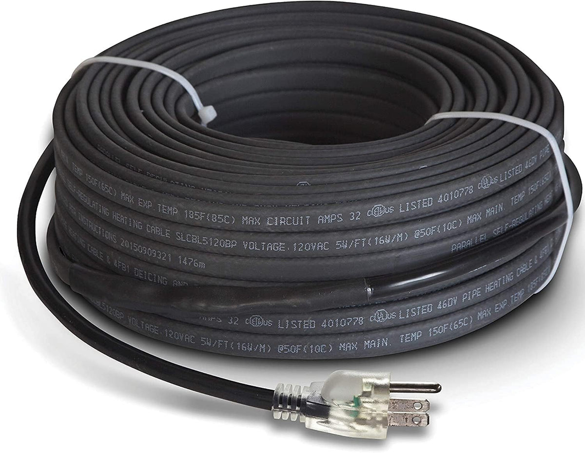 6 Feet Self-Regulating Plug-in Ready Heat Cable Y459